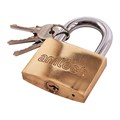 Amtech 63mm Brass Tri Circle Padlock